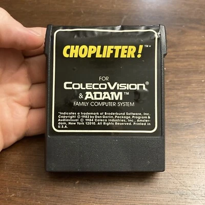 Choplifter! - ColecoVision 1984 - Tested - Authentic - Image 1 of 4