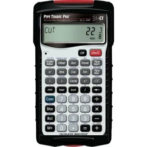 Advanced Pipe Trades Pro Math Calculator Layout Design Pipes Calculations - Picture 1 of 12