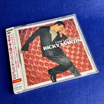 Ricky Martin – Livin' La Vida Loca Japan CD Single ESCA8018 w/OBI - Image 1 of 4