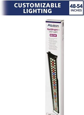 Aqueon LED OptiBright Plus Light Fixture, 48-54 Inches - remote control NEW - Image 1 of 4