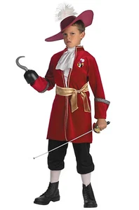 Disney Captain Hook Classic Pirate Child Halloween Costume - Picture 1 of 1