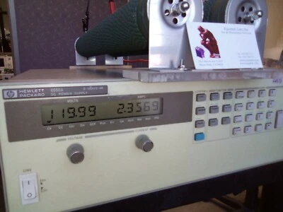 HP 6655A 120 Volt 480W Programmable Lab Power Supply with constant current mode 银色 — 第 1/4 张图片