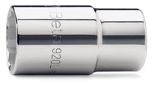 Beta Tools C920L 12 mm presa 6 punti lunga 1/2" unità placcata cromata nuovissima - Foto 1 di 1