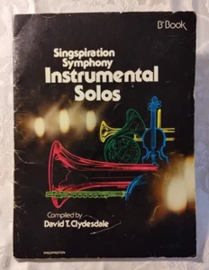 Singspiration Symphony Instrumental Solos - Book B Flat Piano  & Solos Two Books - Picture 1 of 7