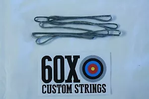 60X Corde Personalizzate 60" Fast Flight Argento Corde Arco Ricurve Corda Arco - Foto 1 di 1