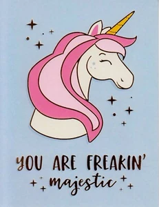 Majestic Unicorn Blank Greeting Card Easily Make It A Birthday Card  - Picture 1 of 2
