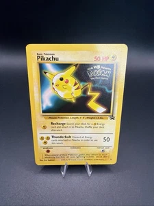 Pikachu #4 1999 WB Black Star Promo Pokemon the First Movie Pokemon TCG MP - Picture 1 of 11