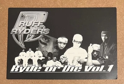 Ruff Ryders - Ryde or Die Vol. 1 RARE promo postcard '99 - Image 1 of 2