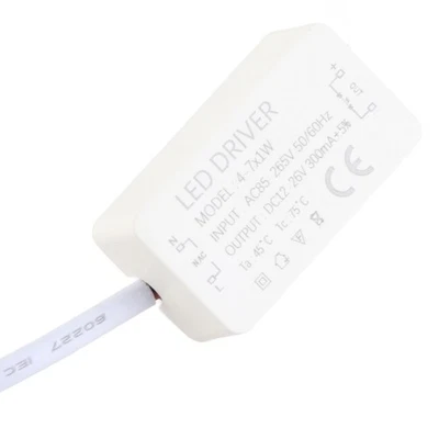 4‑7X1W LED Driver Constant Current 300mA Input AC85‑265V Output DC12‑26V Power H - Bild 1 von 4