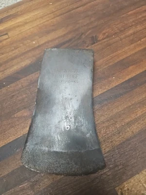 K517- Cabeza de hacha de ferrocarril antigua de 5 lb True Temper Flint Edge Kelly Works B & O Foto 1 de 4