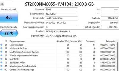 Seagate Enterprise Capacity v5 2TB 3,5" HDD Festplatte ST200NM0055 - Bild 1 von 2