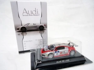 Kyosho 1/64 Audi R8 Lms Red/Silver Mini Car Collection 2 Blister - Picture 1 of 3