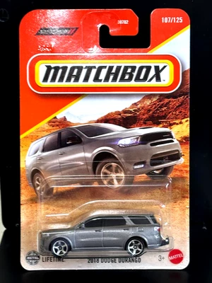 Dodge Durango 107/125 2018 Matchbox gris Dodge Series ¡Momc! Foto 1 de 3