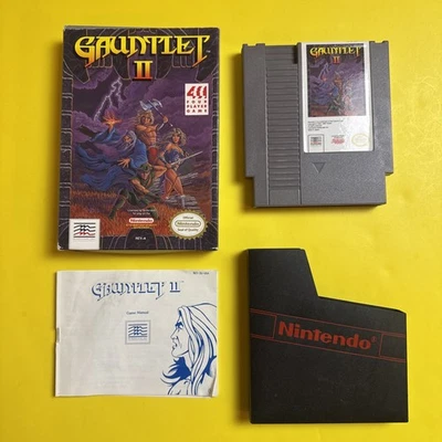 Gauntlet II 2 NES Nintendo CIB includes Box, Instructions & Cart 100% Authentic - Image 1 of 4