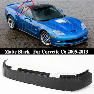 Cubiertas halo pilar B techo superior negro mate para Chevrolet Corvette C6 2005-2013 Foto 1 de 4