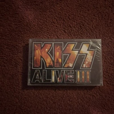 SEALED Rare Promo KISS Alive III Cassette Factory 3 NEW OLD STOCK live Mercury - Image 1 of 4