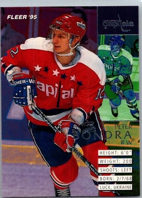 1995-96 Fleer Peter Bondra Washington Capitals #232 - Image 1 of 2