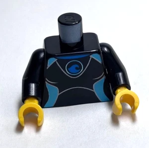 Lego - Minifigur Torso - weiblich, Neoprenanzug, Reißverschluss - Bild 1 von 2