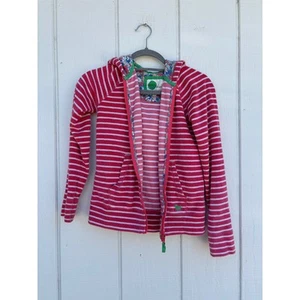 Mini Boden Zip Up Sweatshirt, Terry Cloth, Hooded, Lined Hood, Size 11-12Y - Picture 1 of 6