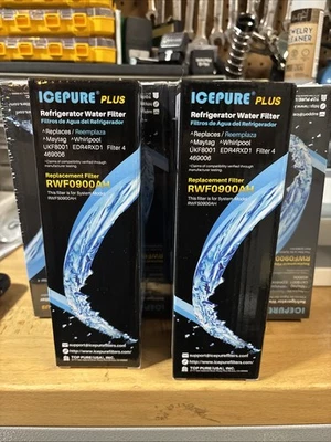 ICEPURE plus refrigerator water filter RWF0900AH New 6 Filters Lot - Image 1 of 3