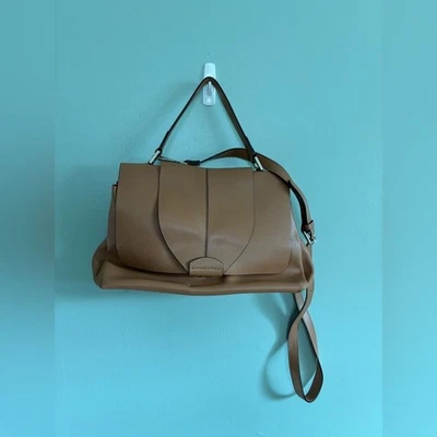 Bolso Bandolera Gianni Chiarini Beige Tostado Hombro Tamaño Pequeño Cuero Foto 1 de 4