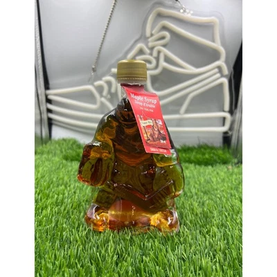 Turkey Hill Maple Syrup Glass Bottle Collectible Souvenir Canada No 1 Light - Image 1 of 4