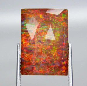 Natural Ethiopian Welo Opal 9.20 Ct – Faceted Princes–Vibrant Rainbow Fire Gems - Imagen 1 de 12
