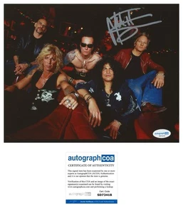MATT SORUM SIGNED AUTOGRAPHED 8x10 PHOTO GUNS N ROSES GNR DRUMMER - ACOA COA - Picture 1 of 1