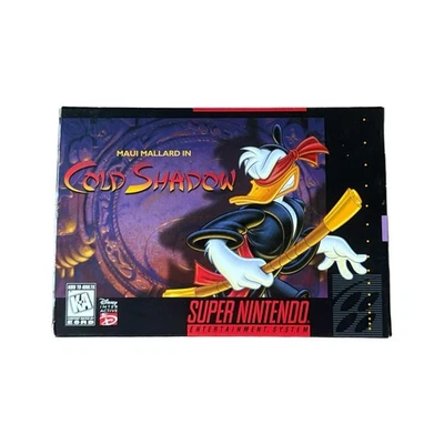 Maui Mallard in Cold Shadow Super Nintendo SNES BOX  Only - Excellent Cnd - Image 1 of 4