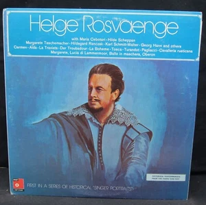 Helge Rosvaenge (Historical Performances 1938-1943) - BASF 1973 2 LP Set - Imagen 1 de 8