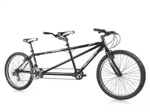 26" MTB Tandem Bike 7x3 Speed Freewheel V-Brakes Mountain Bike Style Bicycle - Picture 1 of 1