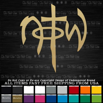 Pegatina NOTW Not of This World Iglesia Cristiana Jesús Dios Oraciones Religión Foto 1 de 4