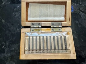 Precision Metric Slip Gauge Block Set №10 (2-2.01) mm 11pcs USSR Top Grade! - Picture 1 of 4