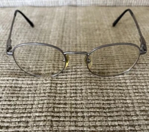 De Colección Giorgio Armani 27B 615 Gafas Ovaladas Acero Inoxidable 48*19 Marco Italia - Imagen 1 de 15