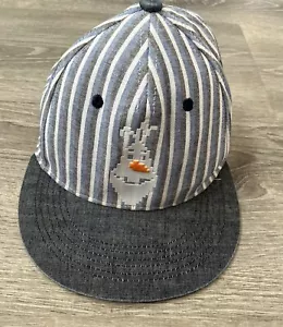 Disney Olaf Gorra/Gorra de Béisbol Ajustable SnapBack Rayas Película Frozen Muñeco de Nieve - Imagen 1 de 11