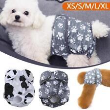Female Dog Puppy Nappy Diapers Menstrual Sanitary Underwear Washable Poodle S7C2