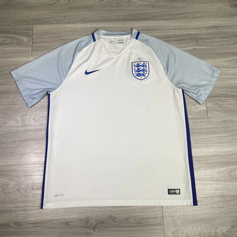 Nike England 2016 2018 Home Soccer Jersey Futbol Size Mens XL Dri-fit 724610-100 Cover