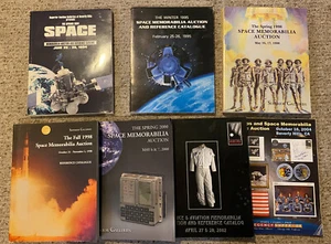 Space Memorabilia Collectables Set 7 Auction Sale Catalog reference Superior Gal - Picture 1 of 3