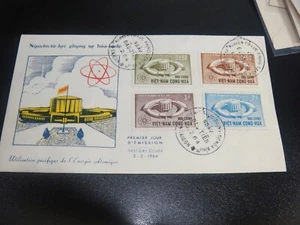 VIET NAM 1964 Sc#231-34 Peaceful Uses of Atomic Energy FDC VF - Picture 1 of 1