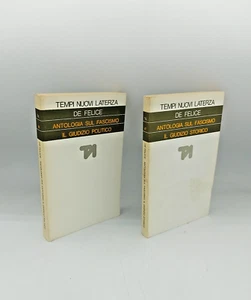 "ANTHOLOGIE ÜBER DEN FASCHISMUS: Politisches und historisches Urteil" Renzo De Felice, Laterza - Bild 1 von 1