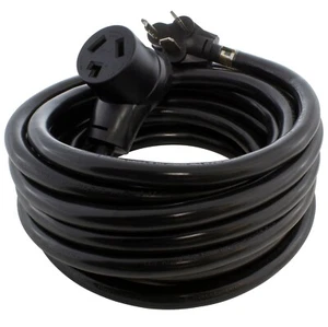 10ft 30A 250V NEMA 10-30 STW Extension Cord | 3-Prong Heavy Duty AC WORKS® - Picture 1 of 7