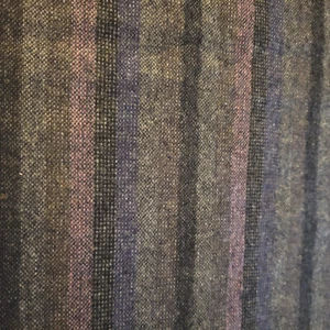 Vintage Lightweight Wool Ombre Stripe Gray, Purple, Black, Blue 56" W x 34" L - Picture 1 of 3