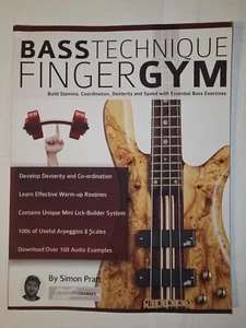 BASS TECHNIQUE FINGERGYM BY SIMON PRATT - FUNDAMENTAL - VGC - FREEPOST - Picture 1 of 7