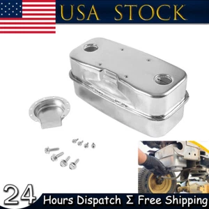 951-0616B Exhaust Muffler Twin Dual Inlet for MTD Cub Cadet LT1024 GT1222 RZT50 - Picture 1 of 11