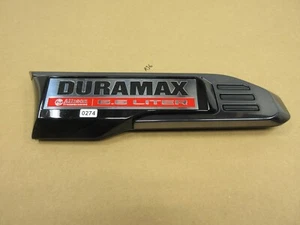 2020 - 2023 GMC Sierra 2500 3500 Duramax 6.6L Right Fender Vent Emblem OEM - Picture 1 of 10
