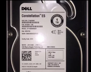 Dell 740YX 0740YX 1TB SAS 3.5" 7.2KRPM ST1000NM0001 Hard Drive - Picture 1 of 1
