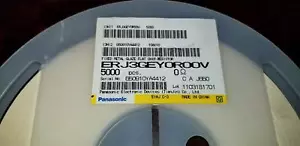 RESISTENZA, ERJ3GEY0R00V Panasonic SMD 0 OHM JUMPER ROHS T&R QTY 3500 PEZZI - Foto 1 di 7