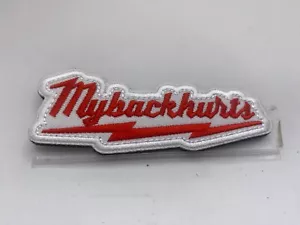 MYBACKHURTS - NEUER BESTICKTER NAMENSPATCH MIT HAKENRÜCKEN - Bild 1 von 1