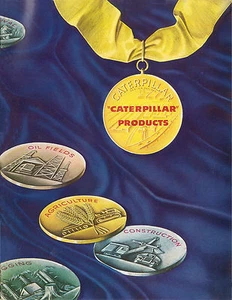 Caterpillar Products Tractors Scrapers Engine Book 1947 - Imagen 1 de 4