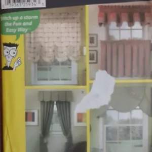 Window Treatments Simplicity #5980 Sewing Pattern. Cafe Curtains & Drapes cut - Picture 1 of 2